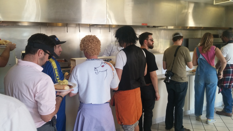 I mean, just check out the radness in the lunch line.
